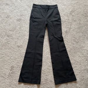 LOFT. Black Flare Pants in Bi-Stretch.